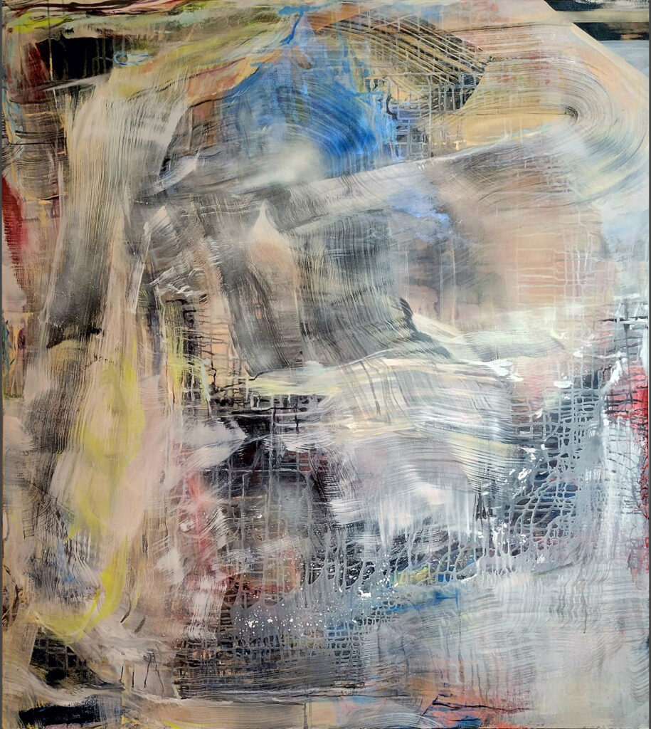 Paintings from themes: Edits + Entangled Spaces – M PETTEE OLSEN